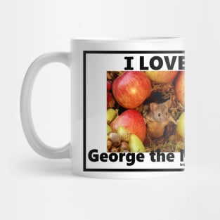 I love George the mouse in a log pile house Mug